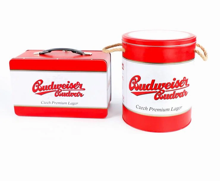 Wholesale Empty Beer Tin Box Food Storage Lunch Tin Box