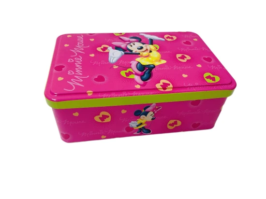 Прямоугольная жестяная коробка для парфюмерии и косметики, металлическая коробка, оконная коробка, коробка на молнии, подарочная упаковка, жестяная коробка