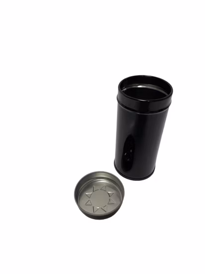 Высококачественная жестяная коробка с круглой печатью, подарочная банка для парфюмерии и косметики, металлическая жестяная коробка, жестяная упаковка с подносом внутри, парфюмерная упаковка, жестяная коробка